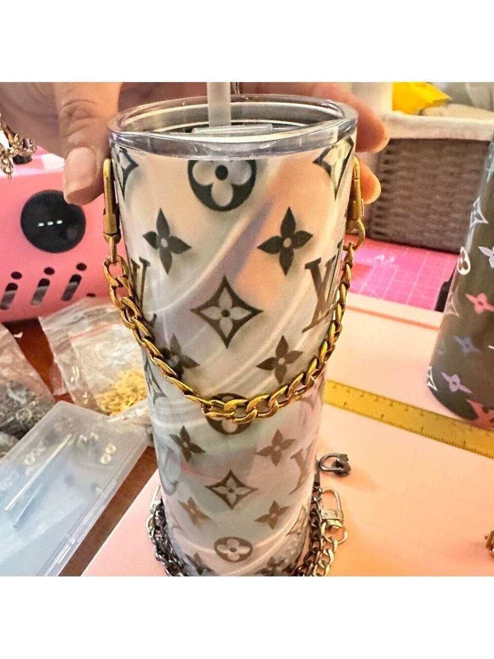 Customized High end Tumblers! Multicolor Tumblers (with Chain) - Picture 10 of 10